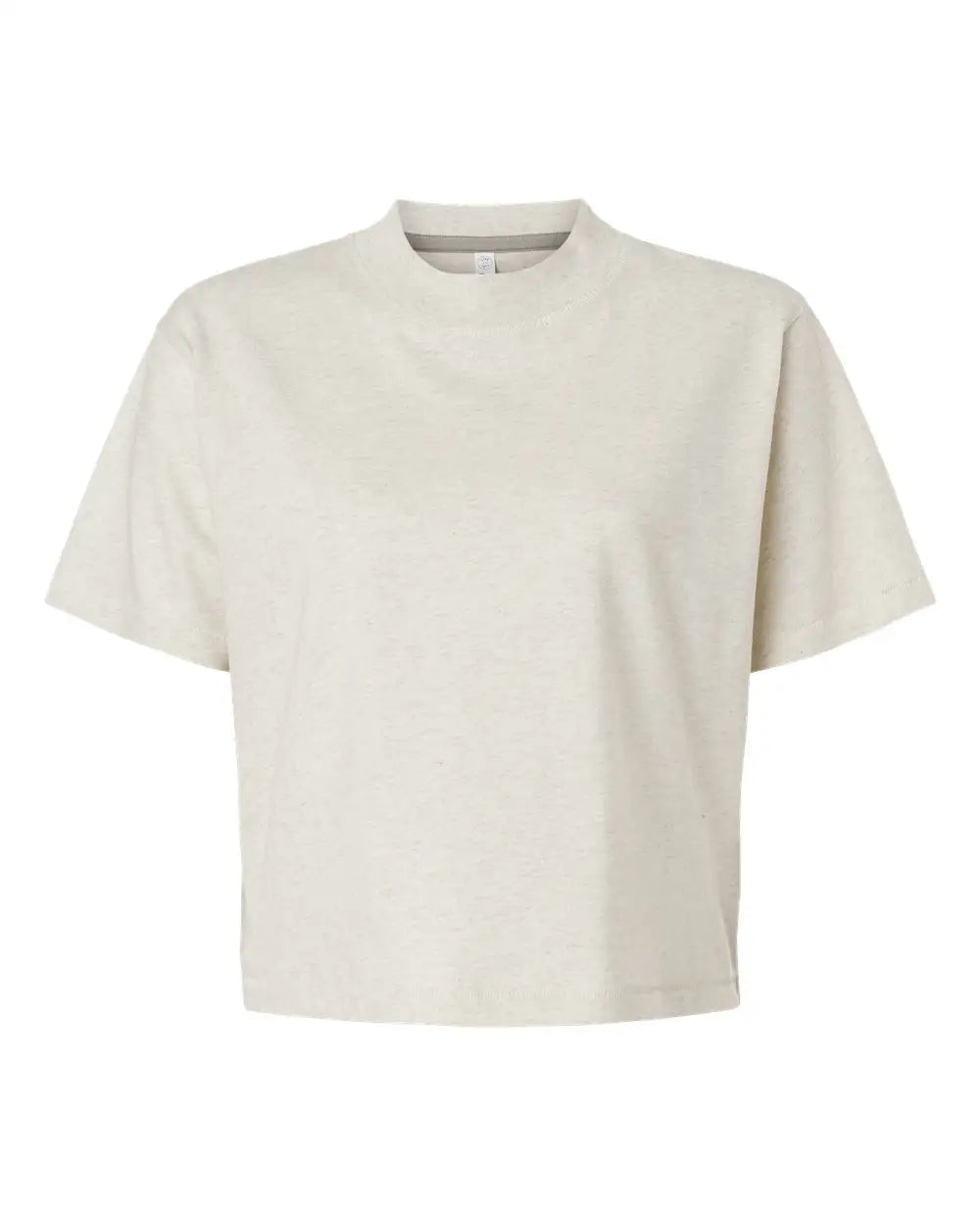 Lat 3518 Women’s Boxy Tee - Natural Heather - s