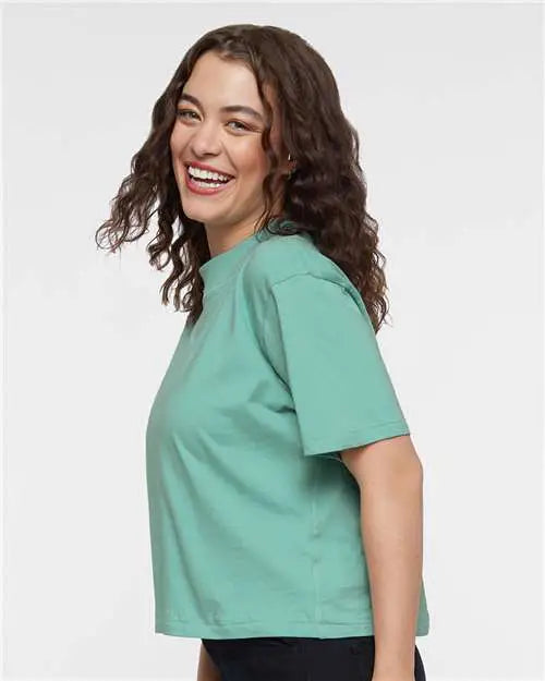 Lat 3518 Women’s Boxy Tee - Saltwater