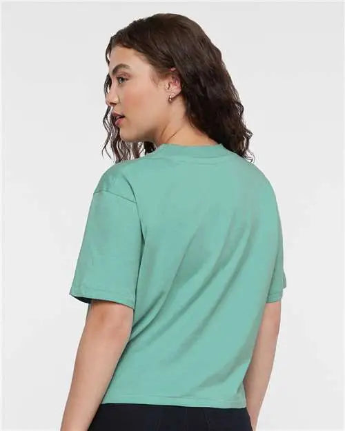 Lat 3518 Women’s Boxy Tee - Saltwater