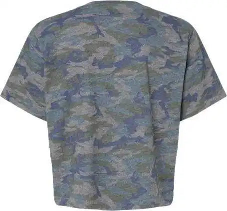 Lat 3518 Women’s Boxy Tee Vintage Camo
