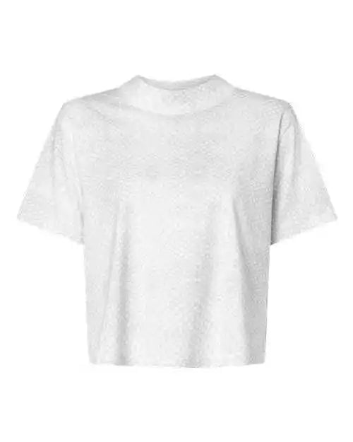 Lat 3518 Women’s Boxy Tee - White Reptile