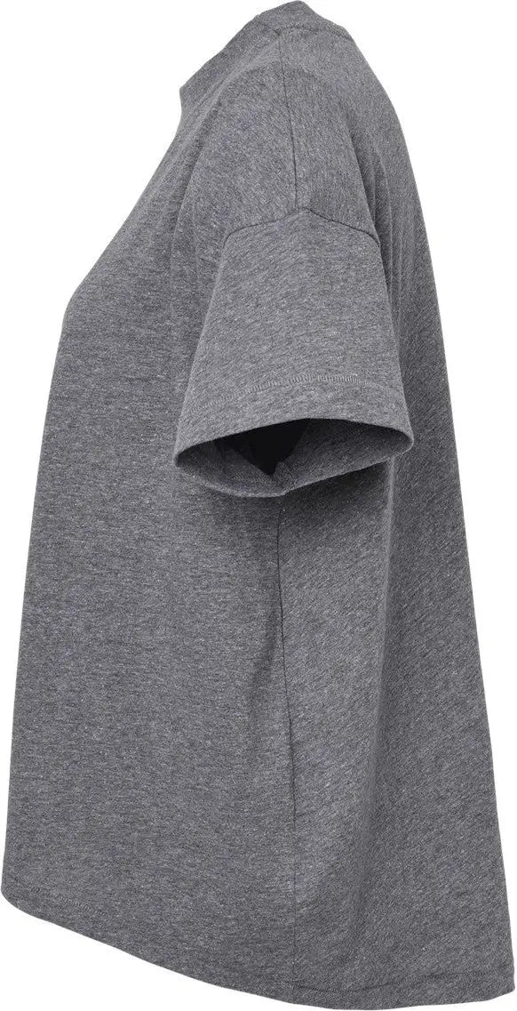 Lat 3519 Women’s Hi-lo Tee - Granite Heather