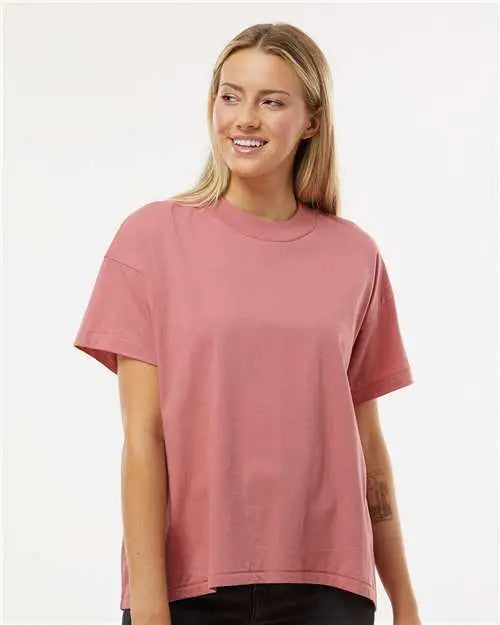Lat 3519 Women’s Hi-lo Tee - Mauvelous