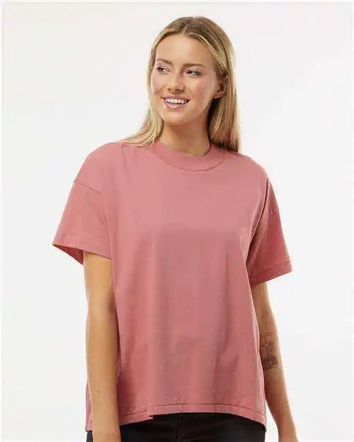 Lat 3519 Women’s Hi Lo Tee Mauvelous