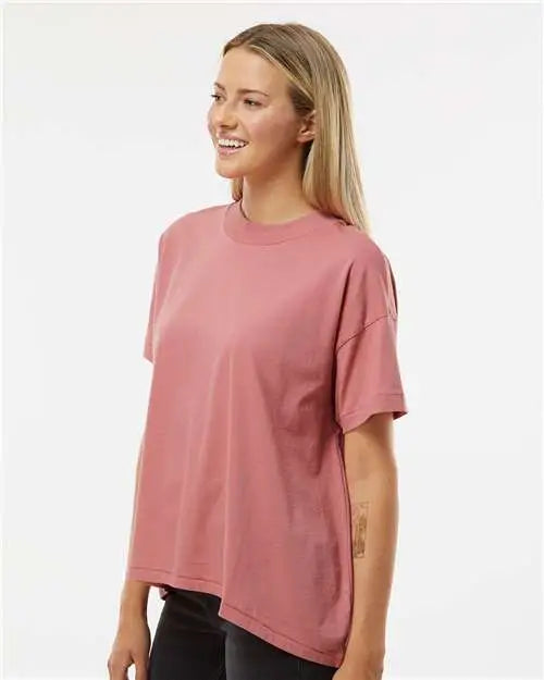Lat 3519 Women’s Hi-lo Tee - Mauvelous