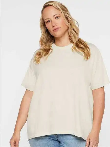Lat 3519 Women’s Hi Lo Tee Natural