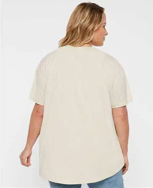 Lat 3519 Women’s Hi Lo Tee Natural