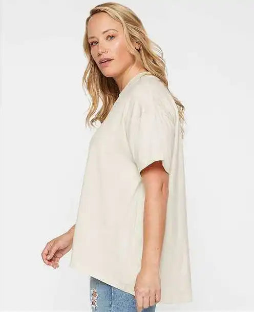 Lat 3519 Women’s Hi Lo Tee Natural