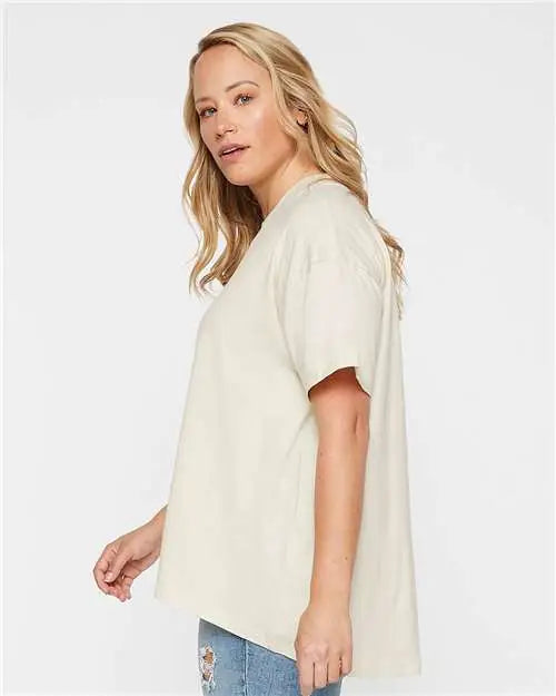 Lat 3519 Women’s Hi-lo Tee - Natural