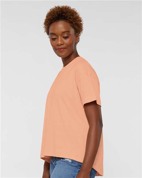 Lat 3519 Women’s Hi-lo Tee - Peachy