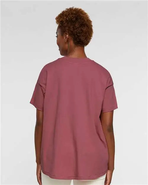 Lat 3519 Women’s Hi-lo Tee - Rouge