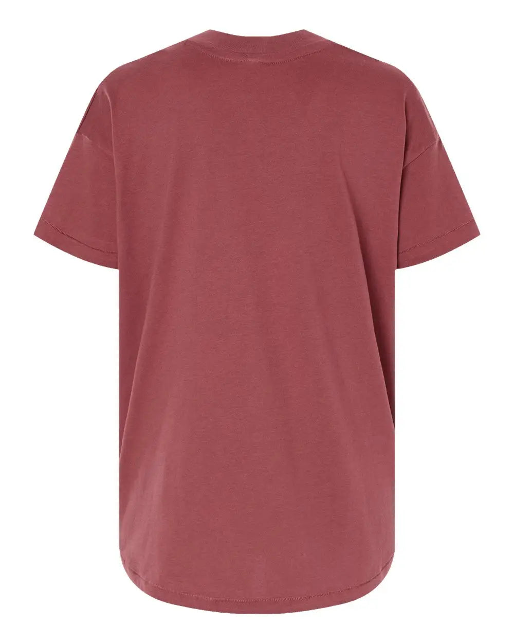 Lat 3519 Women’s Hi-lo Tee - Rouge - Red / s