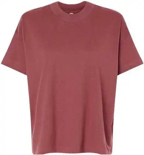 Lat 3519 Women’s Hi Lo Tee Rouge