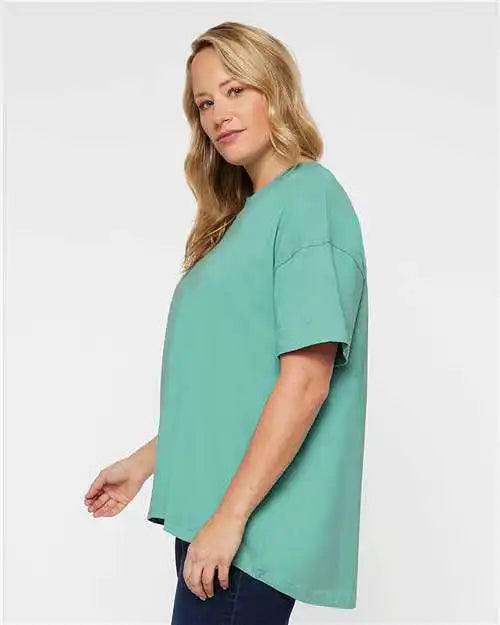 Lat 3519 Women’s Hi-lo Tee - Saltwater