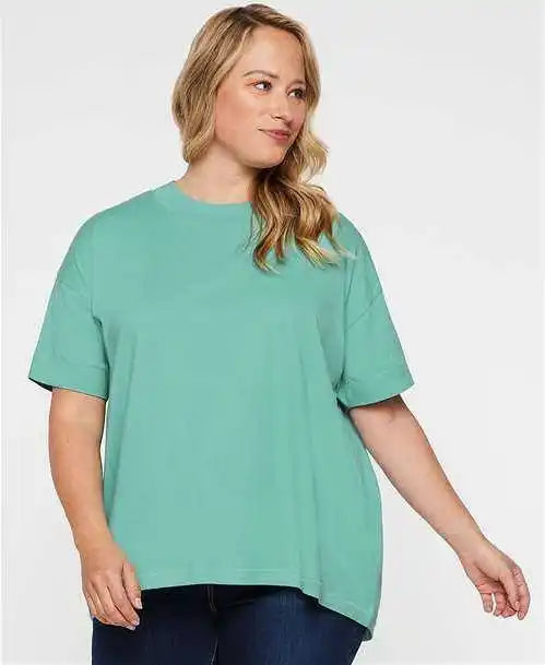 Lat 3519 Women’s Hi-lo Tee - Saltwater