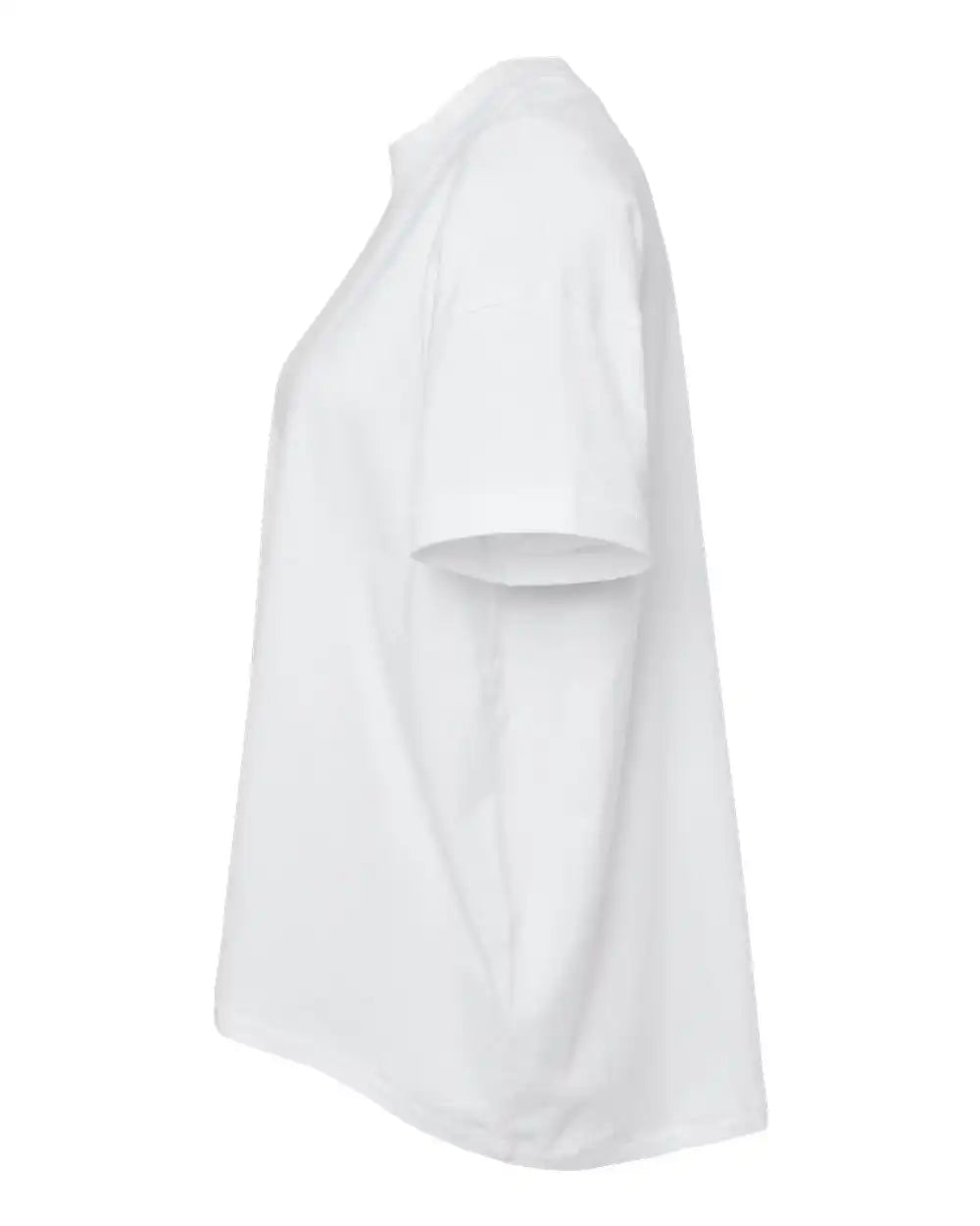 Lat 3519 Women’s Hi-lo Tee - White