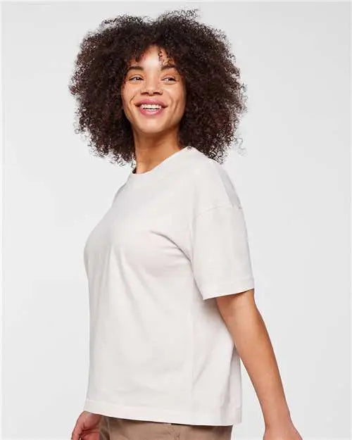Lat 3520l Relaxed Crew Tee - 3520 - Porcelain