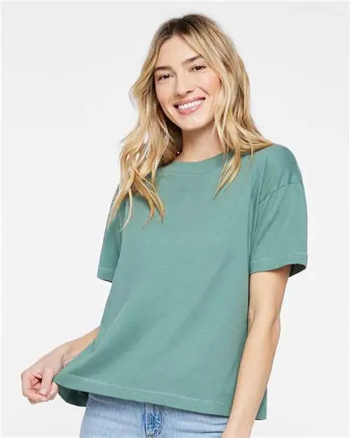 Lat 3520l Relaxed Crew Tee - 3520 - Saltwater