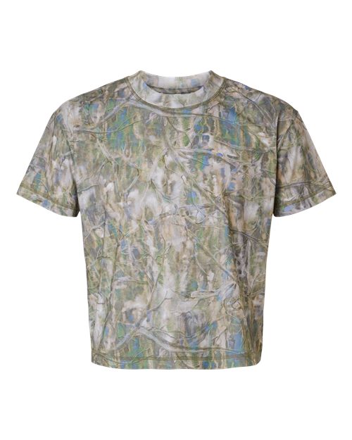 Lat 3520l Relaxed Crew Tee - Sage Timberwood