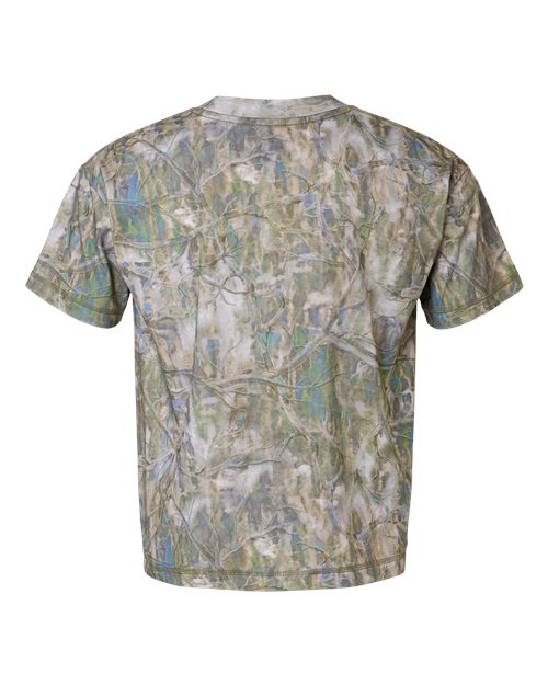 Lat 3520l Relaxed Crew Tee - Sage Timberwood