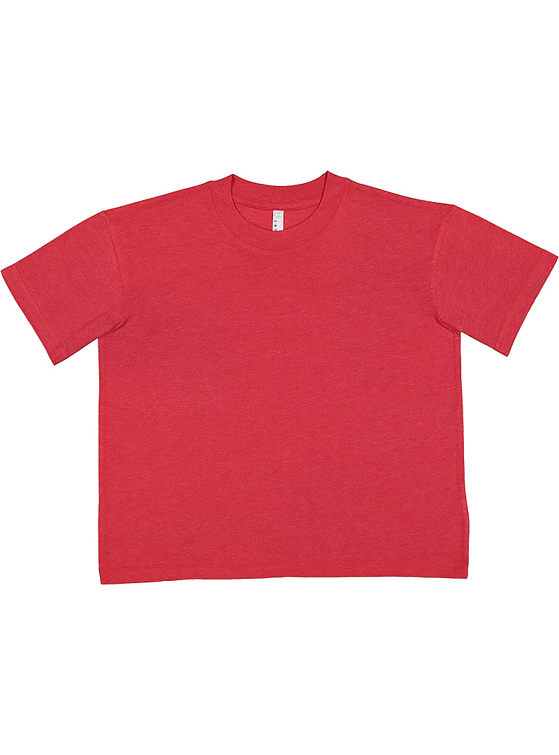 Lat 3520l Relaxed Crew Tee - Vintage Red