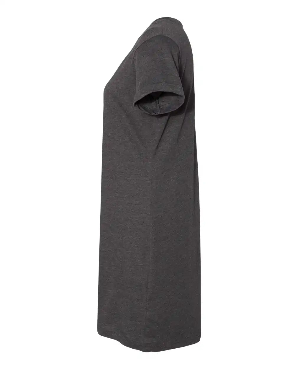 Lat 3522 Women’s Fine Jersey V-neck Coverup - Vintage Smoke - S/m