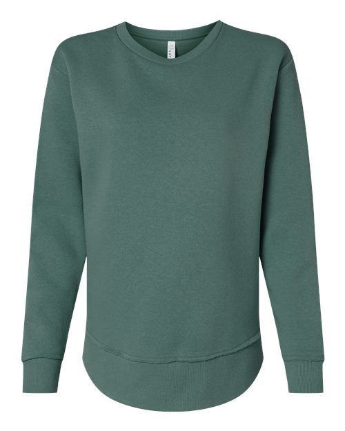 Lat 3525 Women’s Weekend Fleece Crewneck Sweatshirt - Basil