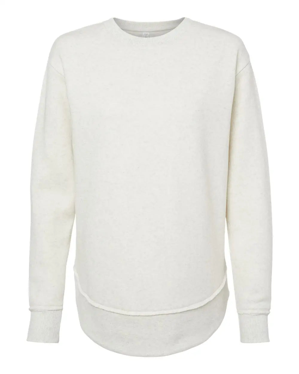 Lat 3525 Women’s Weekend Fleece Crewneck Sweatshirt - Natural Heather - Ladies s