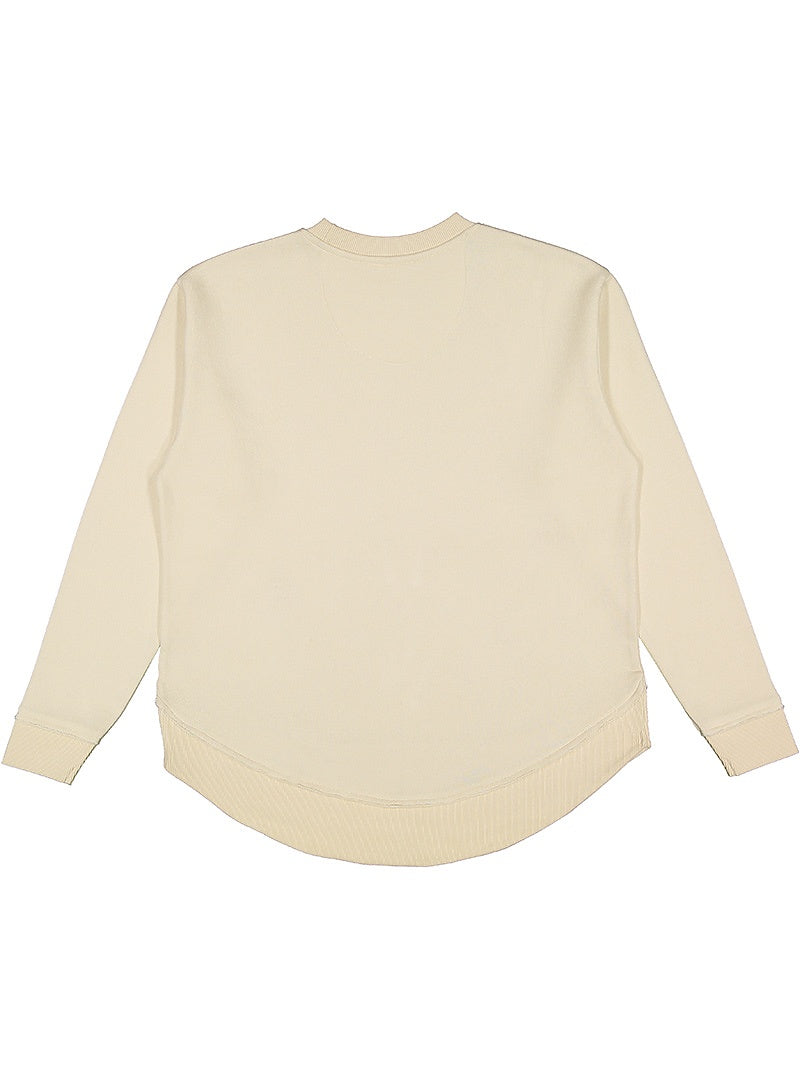 Lat 3525 Women’s Weekend Fleece Crewneck Sweatshirt - Natural