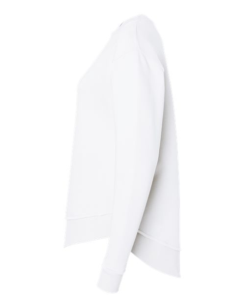 Lat 3525 Women’s Weekend Fleece Crewneck Sweatshirt - White