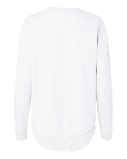 Lat 3525 Women’s Weekend Fleece Crewneck Sweatshirt - White
