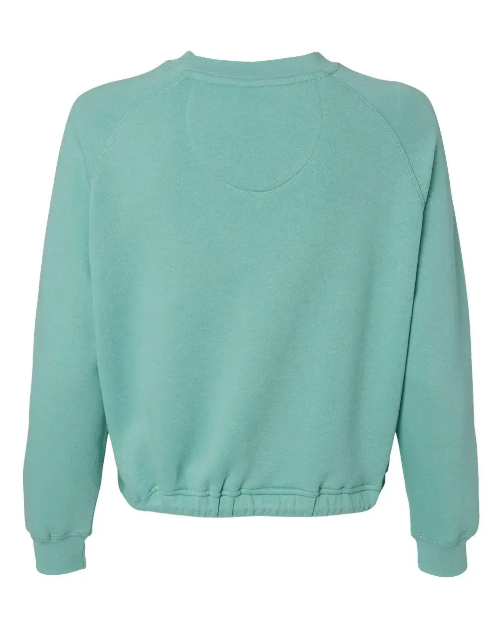 Lat 3528 Women’s Relaxed 3-end Boxy Fleece Crewneck Sweatshirt - Saltwater