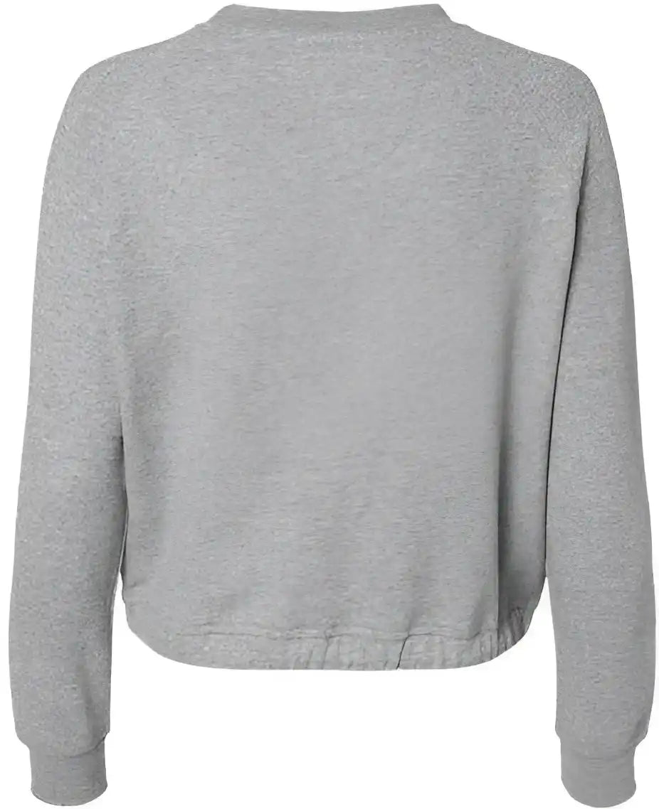 Lat 3528 Women’s Relaxed 3 End Boxy Fleece Heather