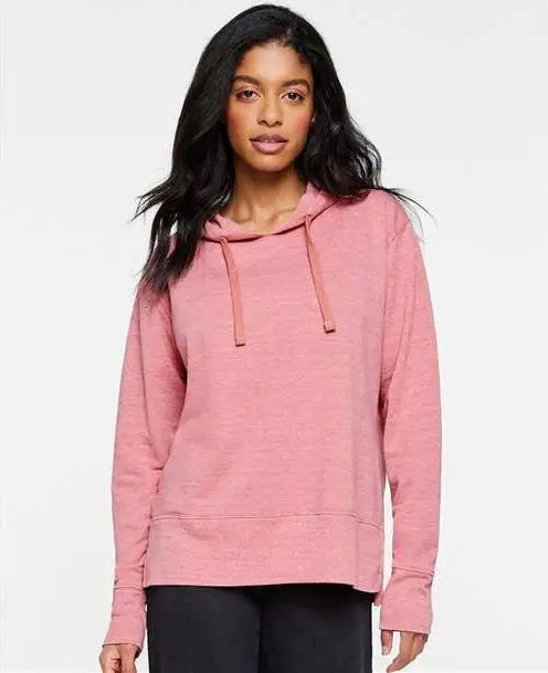 Lat 3536 Women’s Vintage Wash Hoodie - Weathered Mauvelous