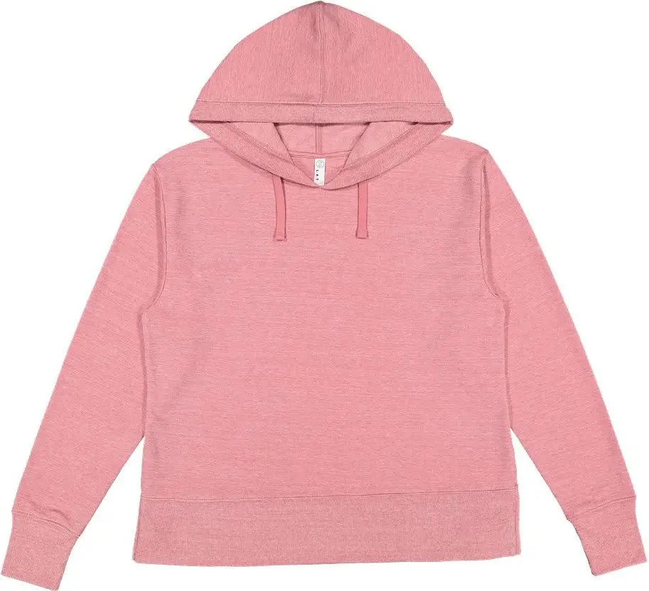 Lat 3536 Women’s Vintage Wash Hoodie - Weathered Mauvelous - s