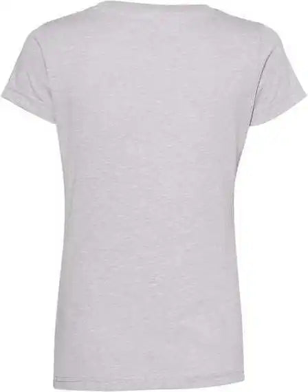 Lat 3591 Women’s Harborside Melange V-neck T-shirt - Grey