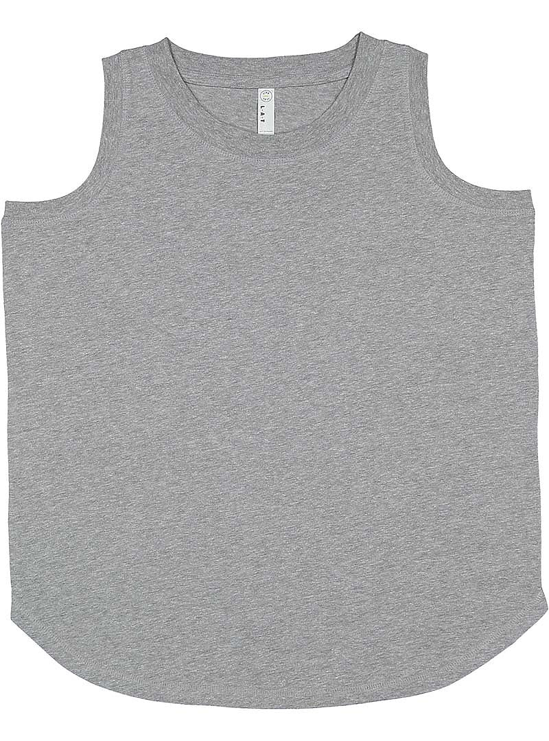 Lat 3592 Women’s Relaxed Fine Jersey Tank - Heather
