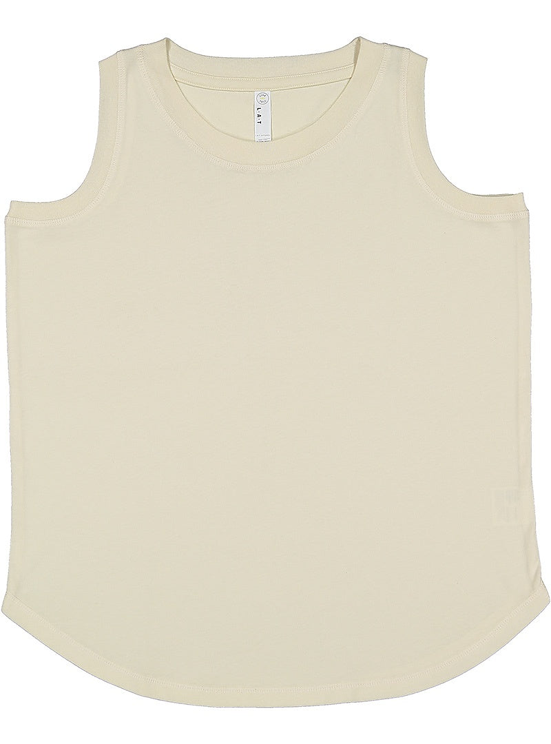 Lat 3592 Women’s Relaxed Fine Jersey Tank - Natural