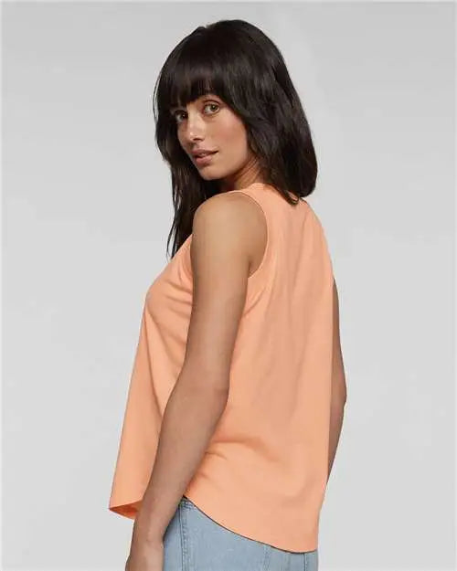 Lat 3592 Women’s Relaxed Fine Jersey Tank - Peachy