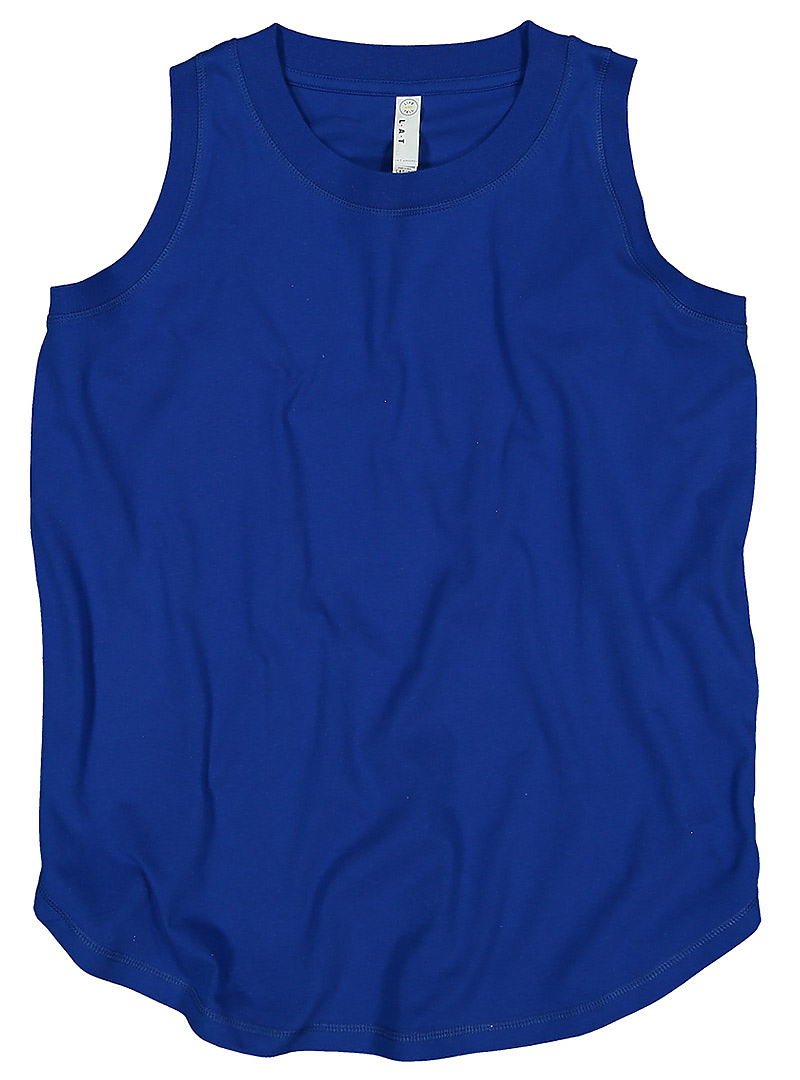 Lat 3592 Women’s Relaxed Fine Jersey Tank - Royal