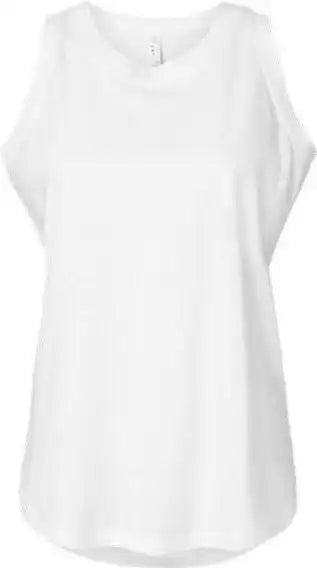 Lat 3592 Women’s Relaxed Fine Jersey Tank Top White