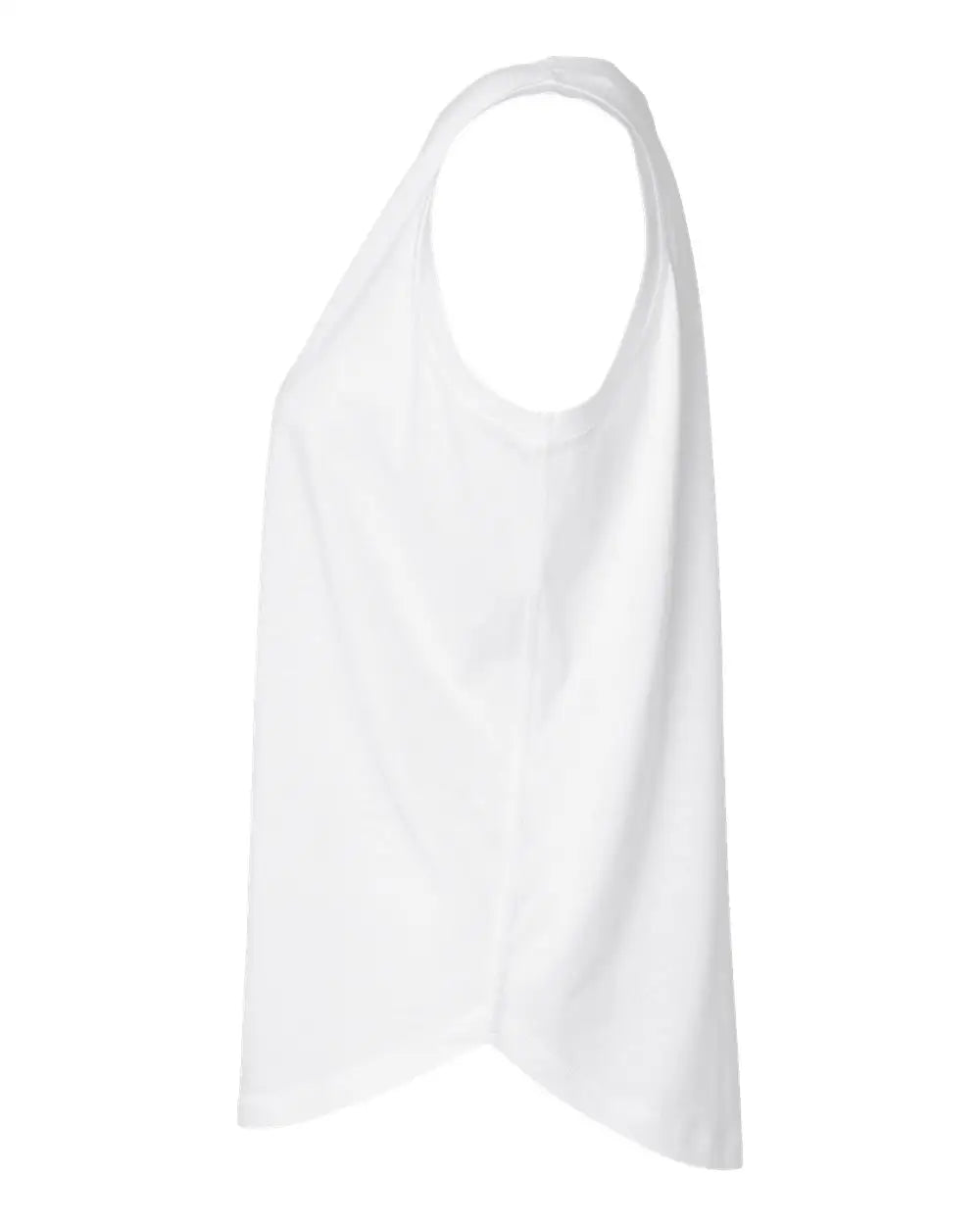 Lat 3592 Women’s Relaxed Fine Jersey Tank - White