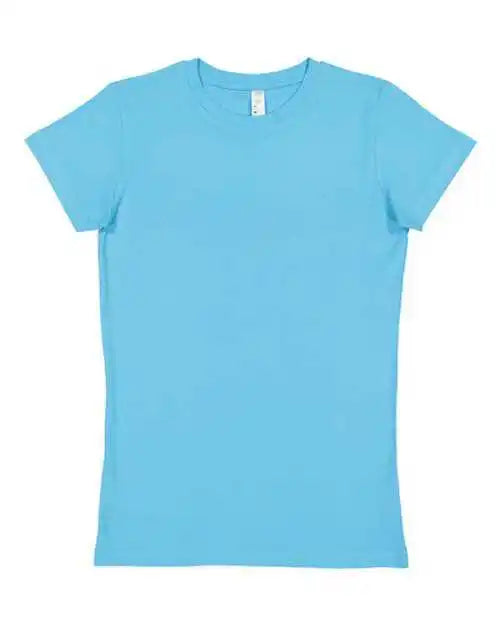 Lat 3616 Women’s Fine Jersey Tee - Aqua