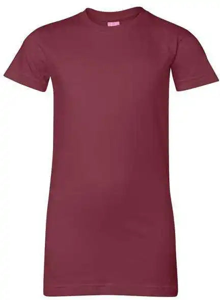 Lat 3616 Women’s Fine Jersey Tee - Garnet
