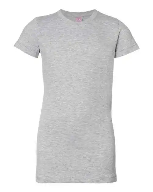 Lat 3616 Women’s Fine Jersey Tee - Heather