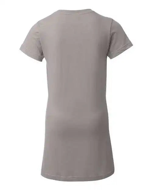 Lat 3616 Women’s Fine Jersey Tee - Silver