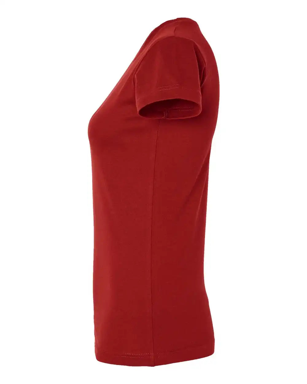 Lat 3616 Women’s Fitted Fine Jersey Tee - Garnet