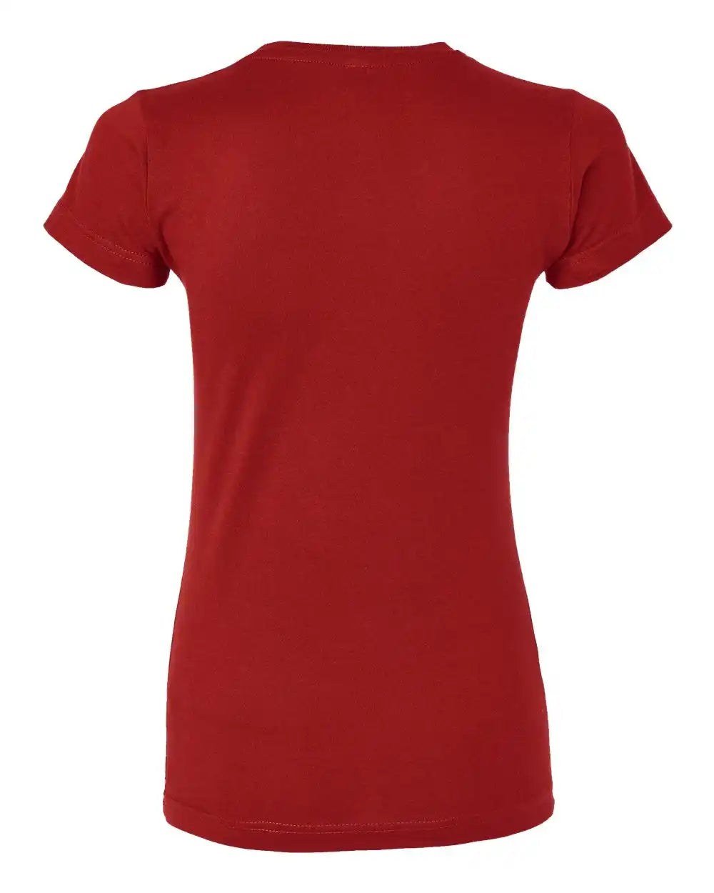 Lat 3616 Women’s Fitted Fine Jersey Tee - Garnet - s