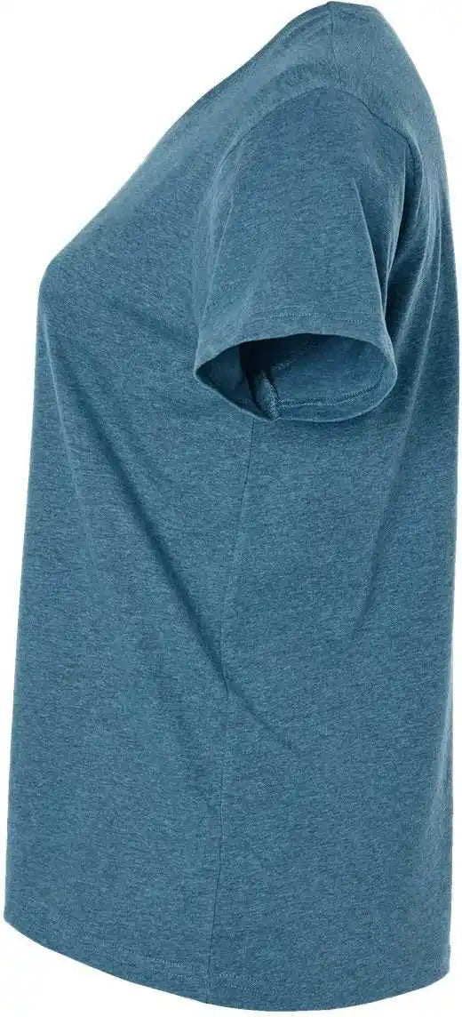 Lat 3816 Curvy Collection Women’s Fine Jersey Tee Bermuda Blackout