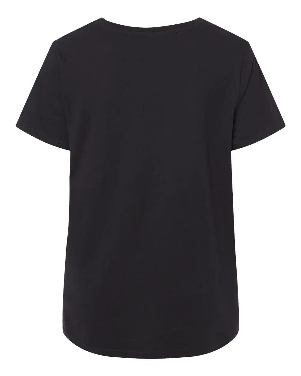 Lat 3816 Curvy Collection Women’s Fine Jersey Tee - Blended Black - 1 - 14/16